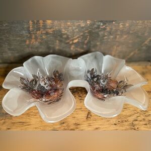 Vintage Walther Glass-Mikasa Rosella-Dual Bowl